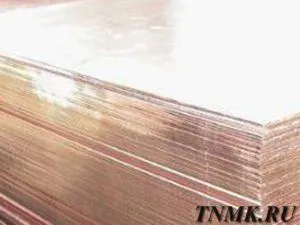 фото Лист бронзовый 3 мм БрАЖ9-4