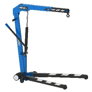 фото CRV10 Кран гаражный складной MEGA (Испания), г/п 1000 кг.