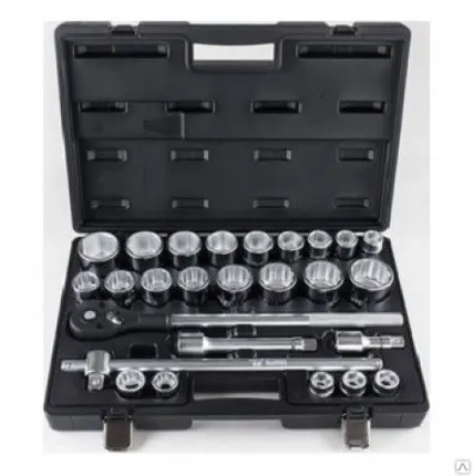 Фото №0 Набор торцевых головок Licota ASK-10061 (3/4" дюйм. и метр. 3/4"-2", 19-50