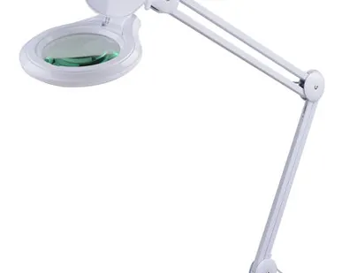 фото Лампа-лупа кольцевая на струбцине профессиональная 5D-dimming Oreol