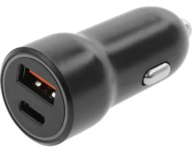 фото Автомобильное зарядное устройство Deppa 20W USB-C/USB-A 11298 Black