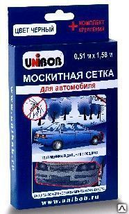 фото Сетка москитная для автомобиля 0,51 х 1,58 м, черная