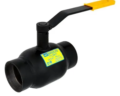 фото Кран стальной, шаровой, цельносварной, BREEZE 11с39п1, DN 50/40 PN 40, длина-160мм, стандартнопроходной, резьбовой