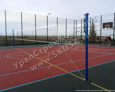 фото Резиновое покрытие спортивной площадки
