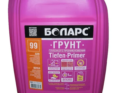 фото Грунт глубокого проникновения Tiefen Primer (99) БОЛАРС 10кг