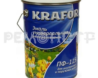 фото Эмаль КРАФОР ПФ-115 6кг ярко-зеленая (4)***