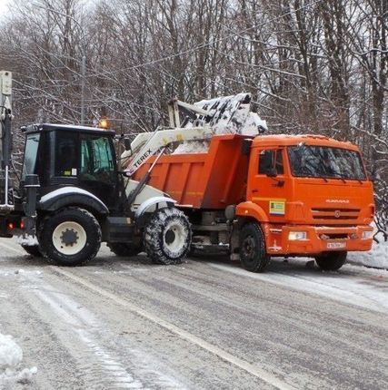 Фото №0 Уборка и вывоз снега техникой