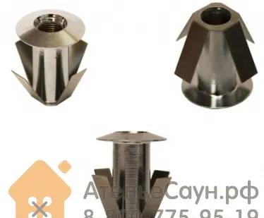 фото Монтажная втулка Cariitti CR-01 (1540049, хром, D монтаж. отв. = 10 мм, D наружный = 13 мм)