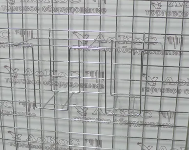 фото Накопитель для колготок двойной на сетку 400х150хh80мм, хром