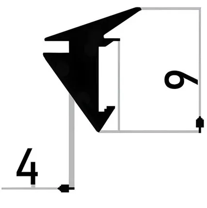 Фото №0 Уплотнитель ППУ110-1 для стекла 4 мм
