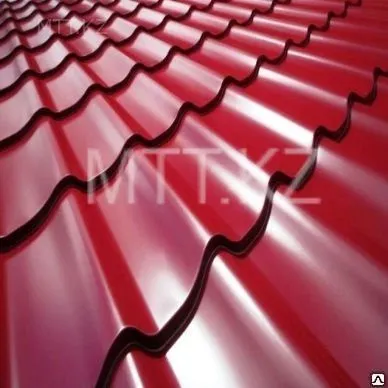 Фото №0 Металлочерепица 0.4мм Монтеррей Макси Супермонтеррей любой цвет