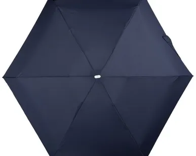 фото Складной зонт Alu Drop, 3 сложения, механический, синий