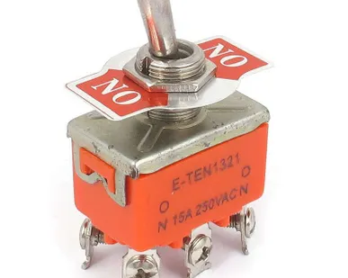 фото Тумблер 250В 15А (4c) ON-OFF 2п (KN-201) Rexant 36-4130