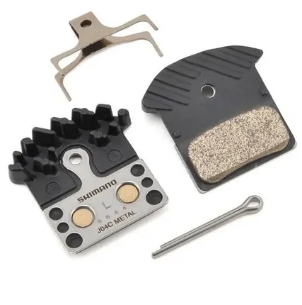 Фото №0 Тормоза 0 Тормозные колодки SHIMANO для диск. тор. J04C мет. с радиатором,с пружиной,с шплинтом