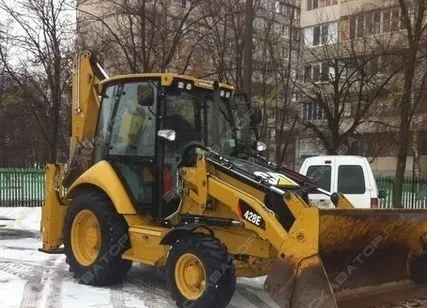 Фото №0 Аренда экскаватора-погрузчика Caterpillar 428E, Санкт-Петербург