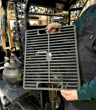 Фото №0 Чугунная решетка гриль 460/400/10 мм Узбекистан