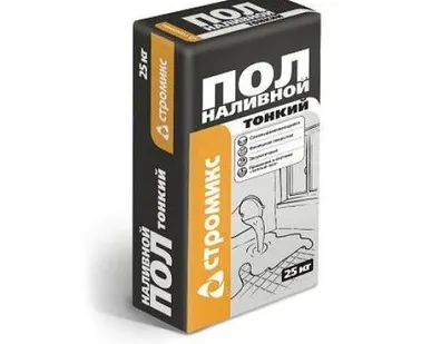 фото Наливной пол СТРОМИКС Тонкий 25 кг (от 3 мм)