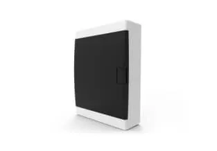 Фото №0 T-Plast QUEL ЩРН-П бокс на 24 мод., черная прозрачная дверь IP41