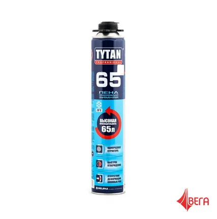 Фото №0 Пена монтажная "ТИТАН" проф. 65 л. 750 мл