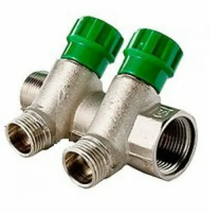 Фото №0 Коллектор с регул вентил 1"х1/2"- 2 вых Valtec