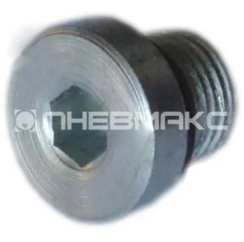 Фото №0 107604 - Заглушка с уплотнительной шайбой, G1/2", 400 бар