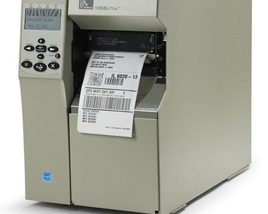 фото Принтер Zebra 105 SL PLUS(300 dpi,102 мм,USB,LPT,RS232, Ethernet) + нож