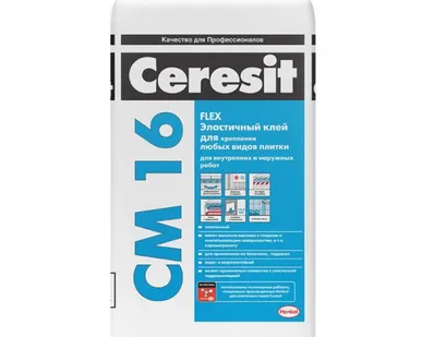 фото Церезит CM16 Клей эластичный клей для плитки (25кг)