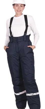 Фото №0 Брюки ВИРАЖ НЕО зимние, т/синие, женские