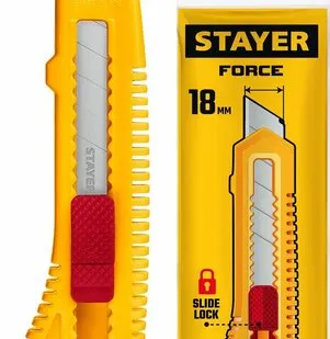 фото Нож универсальный 18мм STAYER