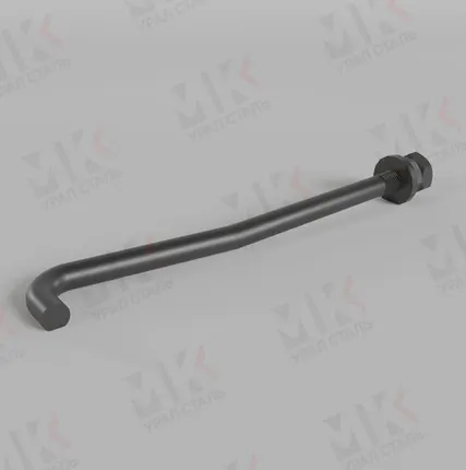 Фото №0 Болт фундаментный тип 1.2 М12х1000 мм ГОСТ 24379.1-2012 изогнутый