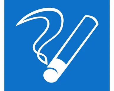 фото Наклейка "Место курения" D03 (200х200мм.) EKF PROxima an-4-04