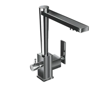 фото Кухонный смеситель 2 в 1 для питьевой и водопроводной воды Аквафор 82320-1С с гибкой подводкой в комплекте