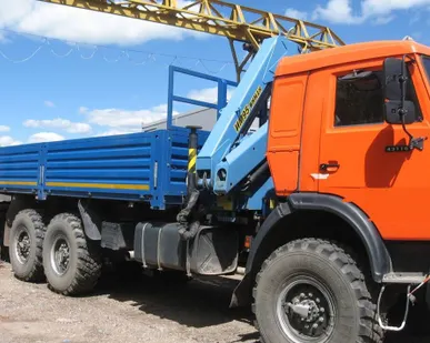 фото Бортовой КАМАЗ 43118-46 с КМУ ИНМАН ИМ-95
в