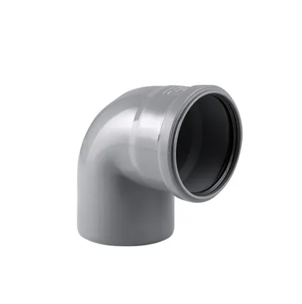 Фото №0 Отвод ВК ПП 110х87, серый,РТП