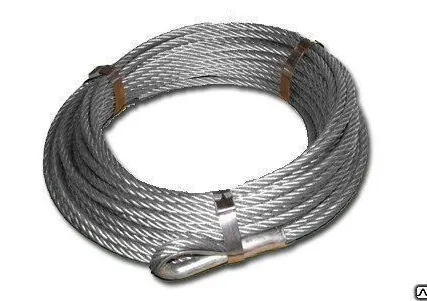 Фото №0 Трос стальной (цинк) МФ катушки (КНР), DIN 3055 1,5