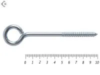 Фото №0 Шуруп с кольцом 8х100 (50шт)