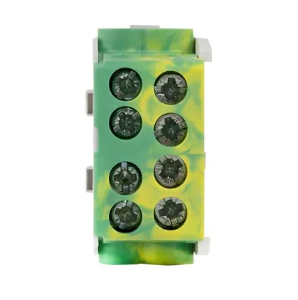 Фото №1 Клемма распределительная КСР с двойным винтом 2х25/2х16 желт./зел. PROxima EKF ksr-2.25-2.16-y-green