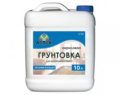 фото Грунтовка проникающая для внутренних работ Оптимист Л101 (10л)