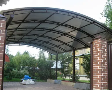 фото Навес из Поликарбоната любых размеров