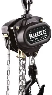 фото Таль цепная KRAFTOOL шестеренная, 5т / 3м