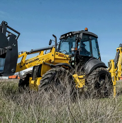 Фото №1 Аренда экскаватора погрузчика New Holland B115B