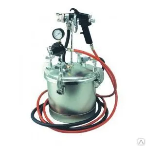 Фото №0 Красконагнетательный бак с краскораспылителем калибр кб-10 00000049779