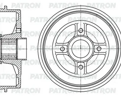 фото PDR1005 Барабан тормозной