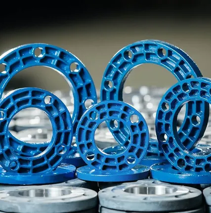 Фото №0 Фланцы стальные 150 (180) под ПЭ Ду 160 Ру 10 (БЛМЗ) под втулку