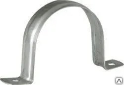 Фото №0 Скоба металл. 2-х лапковая d 25-26 мм (100шт)