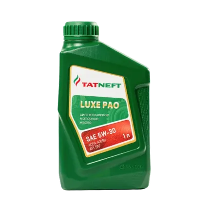 Фото №0 Масло моторное синтетическое Татнефть Luxe PAO 5W-30 1 л 5W-30