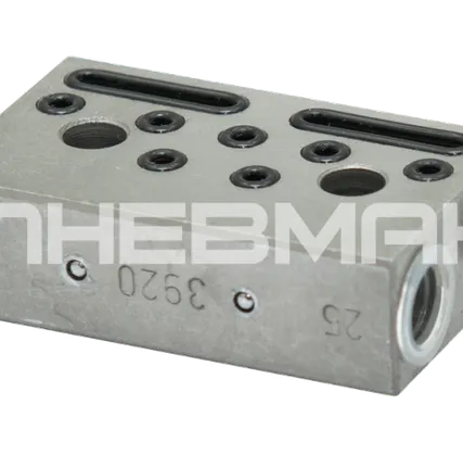 Фото №0 2.B.025.D.1N - Промежуточная секция питателя DPX, 2 выхода по 25 мм3/цикл, 30-300бар