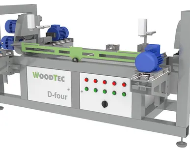 фото Специальный сверлильно-присадочный станок с торцовкой WoodTec D-Four