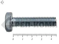 Фото №0 Болт полная резьба, цинк DIN933 8х 45 пр.8,8 (25кг/1310)