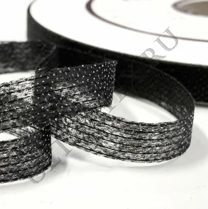 Фото №0 Усил. кром. прош. 10мм черный (рулон 100 метров) WK-51